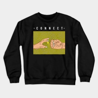 Connect Modern Art Crewneck Sweatshirt